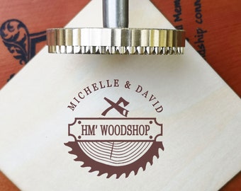 Custom Electric Branding Iron for Wood or Leather / Custom Branding Iron Stamp / Wedding wood branding / leather branding iron