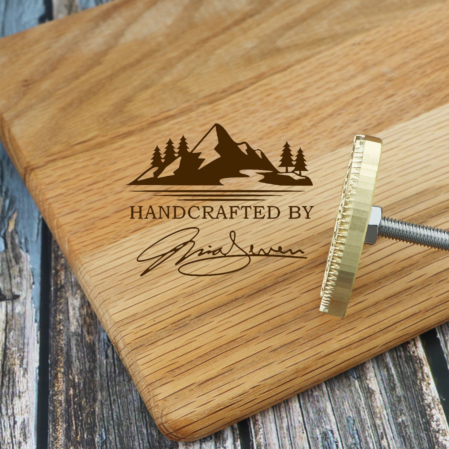 Make Your Signature Branding Iron Custom Wood Branding Iron Etsy UK