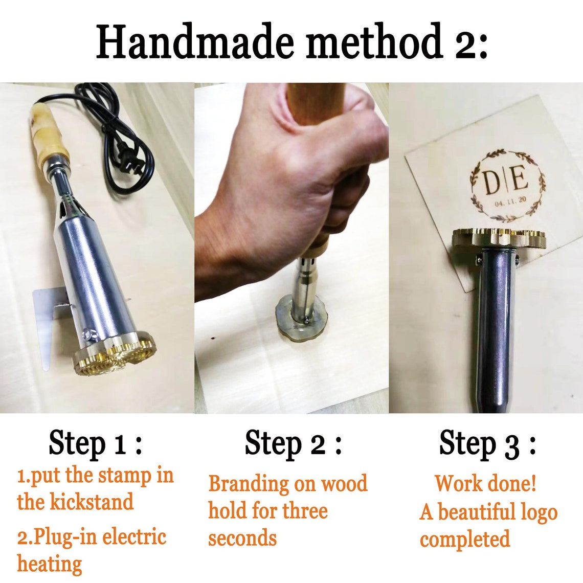 Personalized Wood Branding Iron / names wood branding iron / Etsy