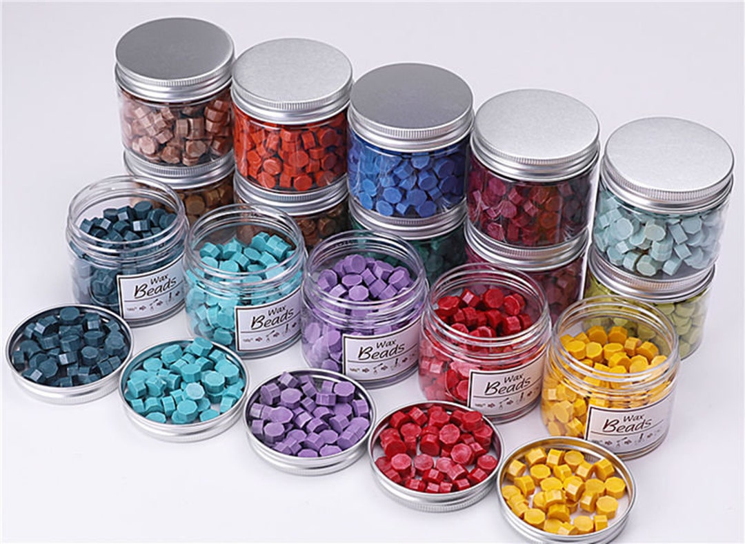 Sealing Wax Beads for Choose,150 Pcs in Bottle Wax Seal Beads,fine