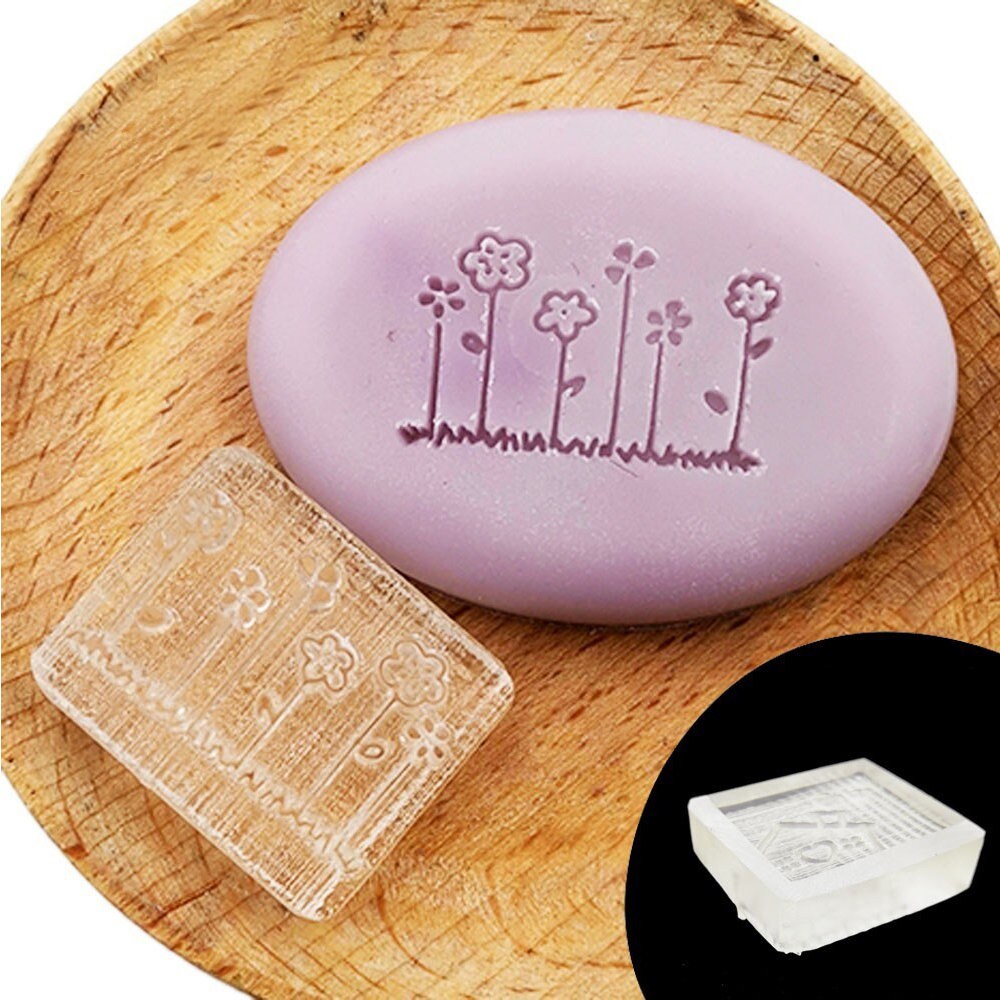 Personalized soap stamp custom Acrylic Soap Stamp handmade Etsy