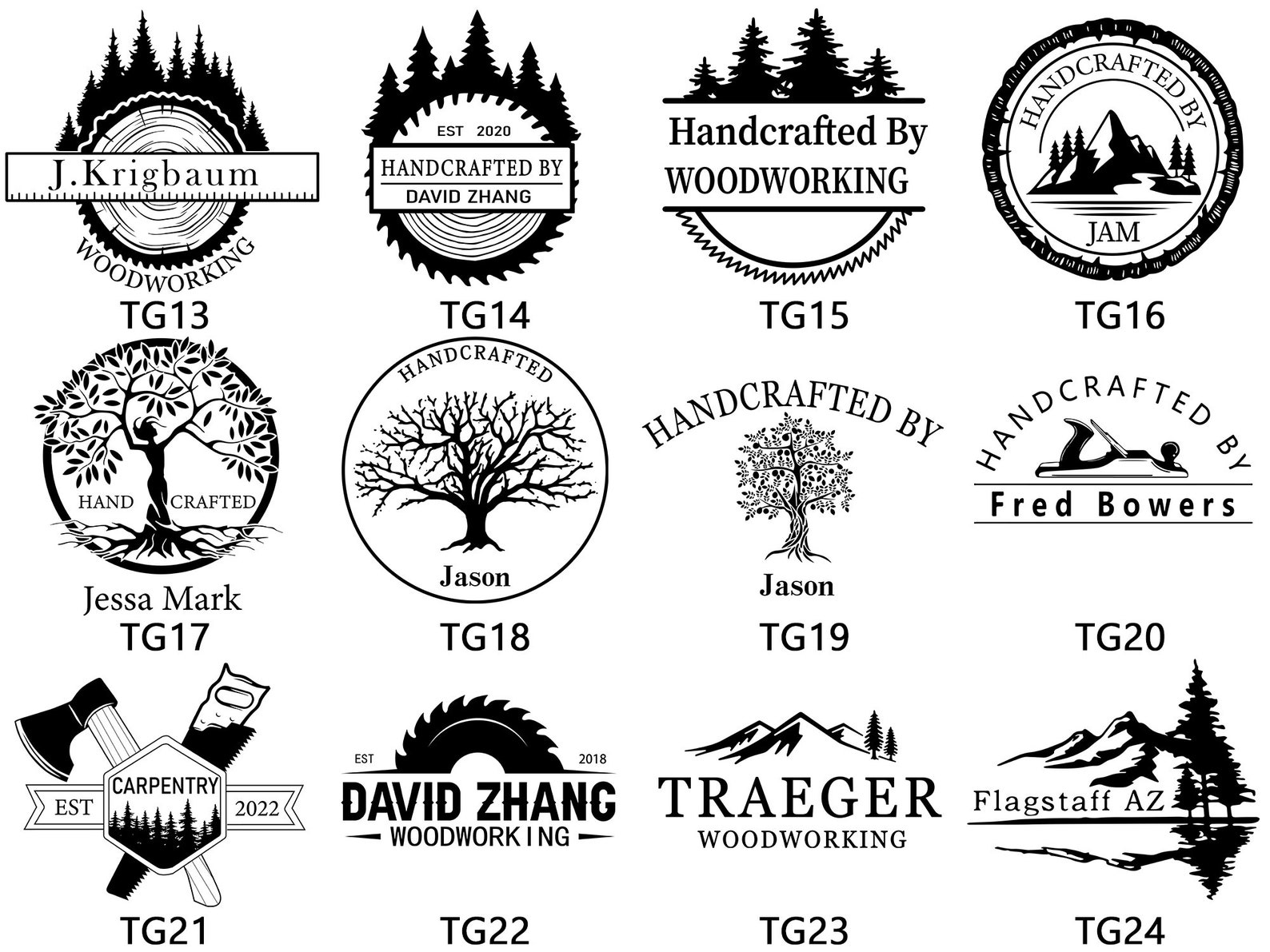 Custom Wood Brand Iron Stamps / Wood Branding Iron / Etsy