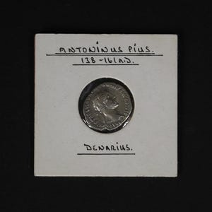 Antoninus Pius, Silver AR Denarius, Tranquilitas, 150-151 AD