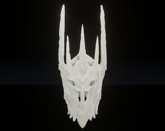 Réplica a escala del yelmo de guerra de Sauron Modelo de impresión en 3D