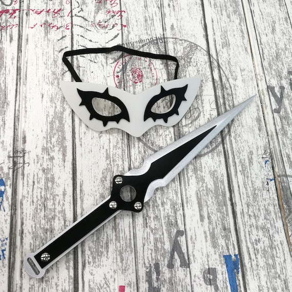 Costumes Reenactment Theatre Joker Protagonist Persona 5 Mask And Dagger Sword Cosplay Costume Props Clothing Shoes Accessories Vishawatch Com