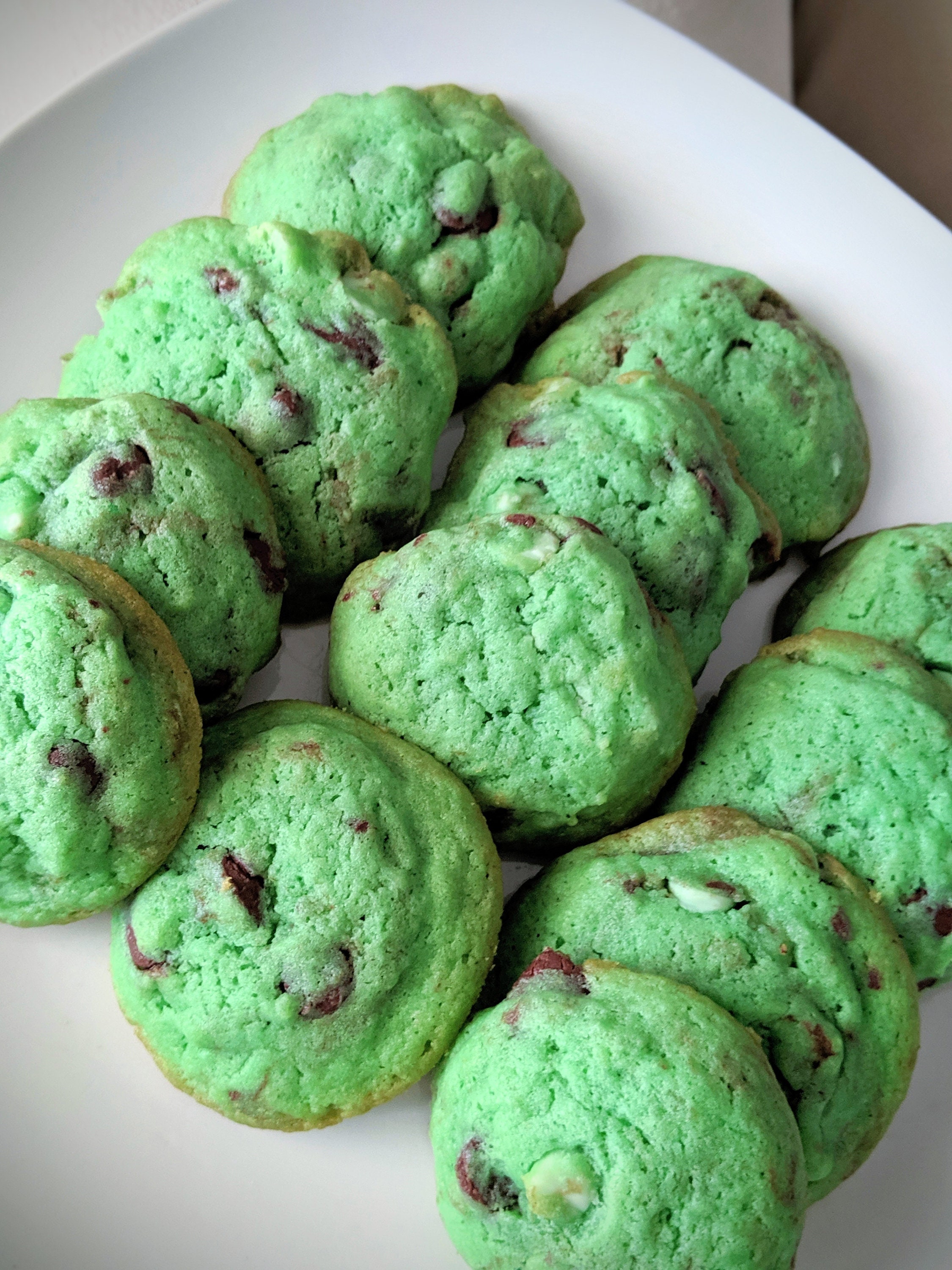 Homemade Mint Chocolate Chip Cookies 24 Count 2 dozen Etsy