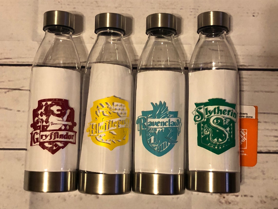 Harry Potter/ Hogwarts Water Bottles Etsy
