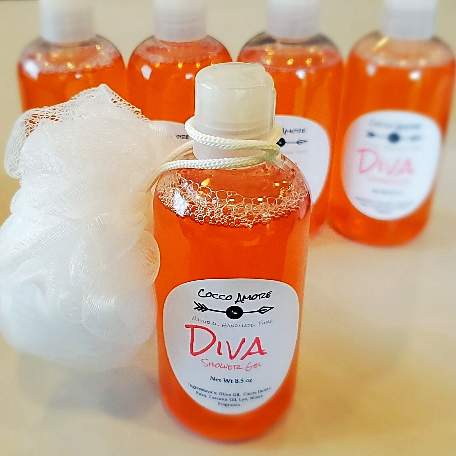 Diva Shower Gel Body Wash All Natural Etsy