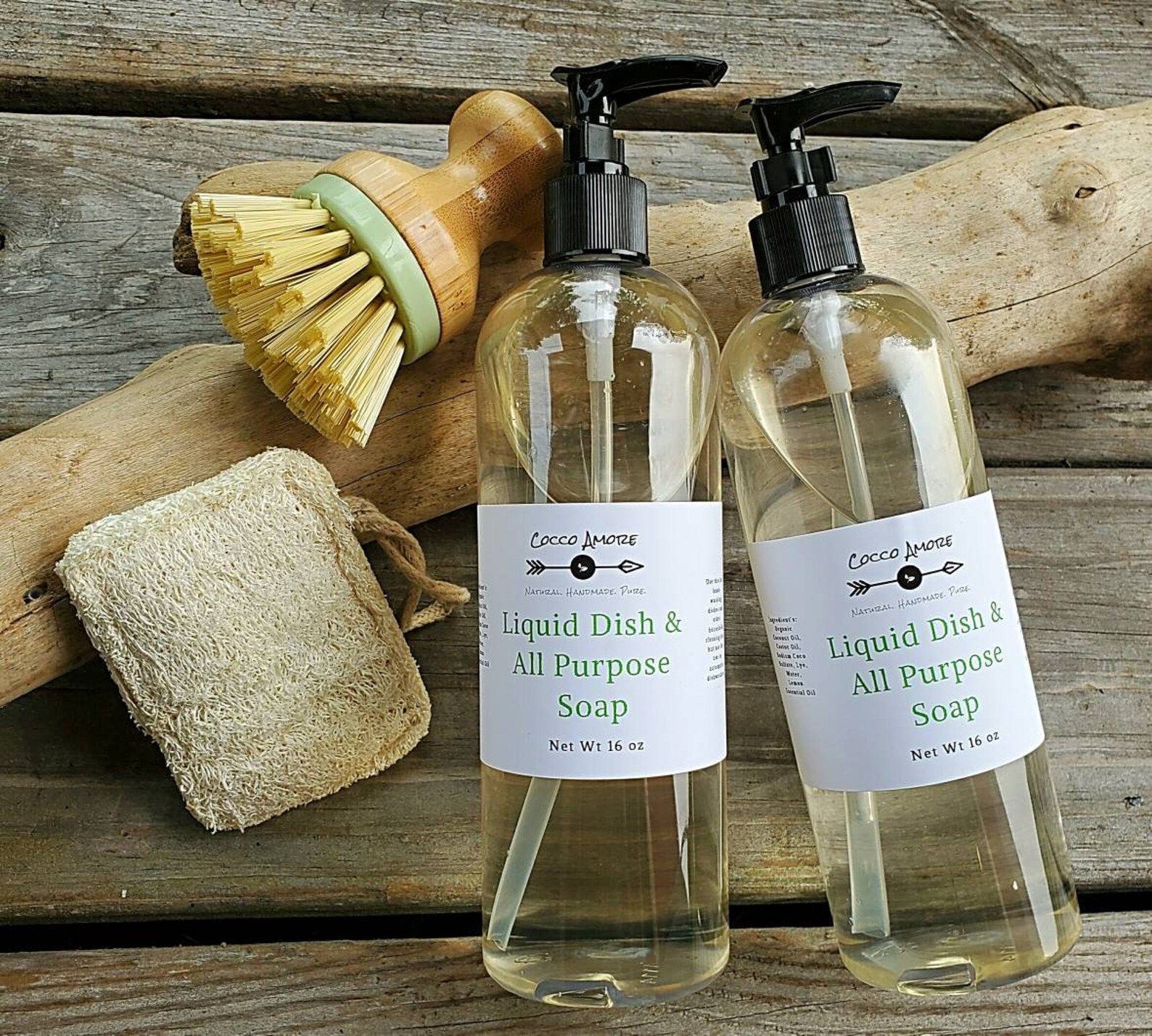 Liquid Dish & All Purpose Soap Natural Dish Soap Chemical Etsy
