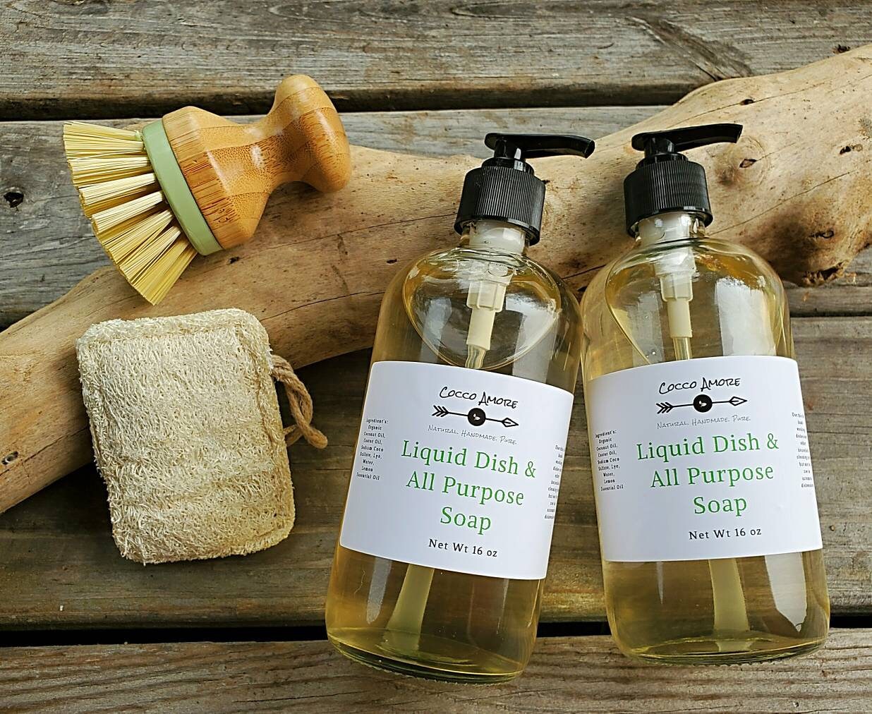 Liquid Dish & All Purpose Soap Natural Dish Soap Chemical Etsy