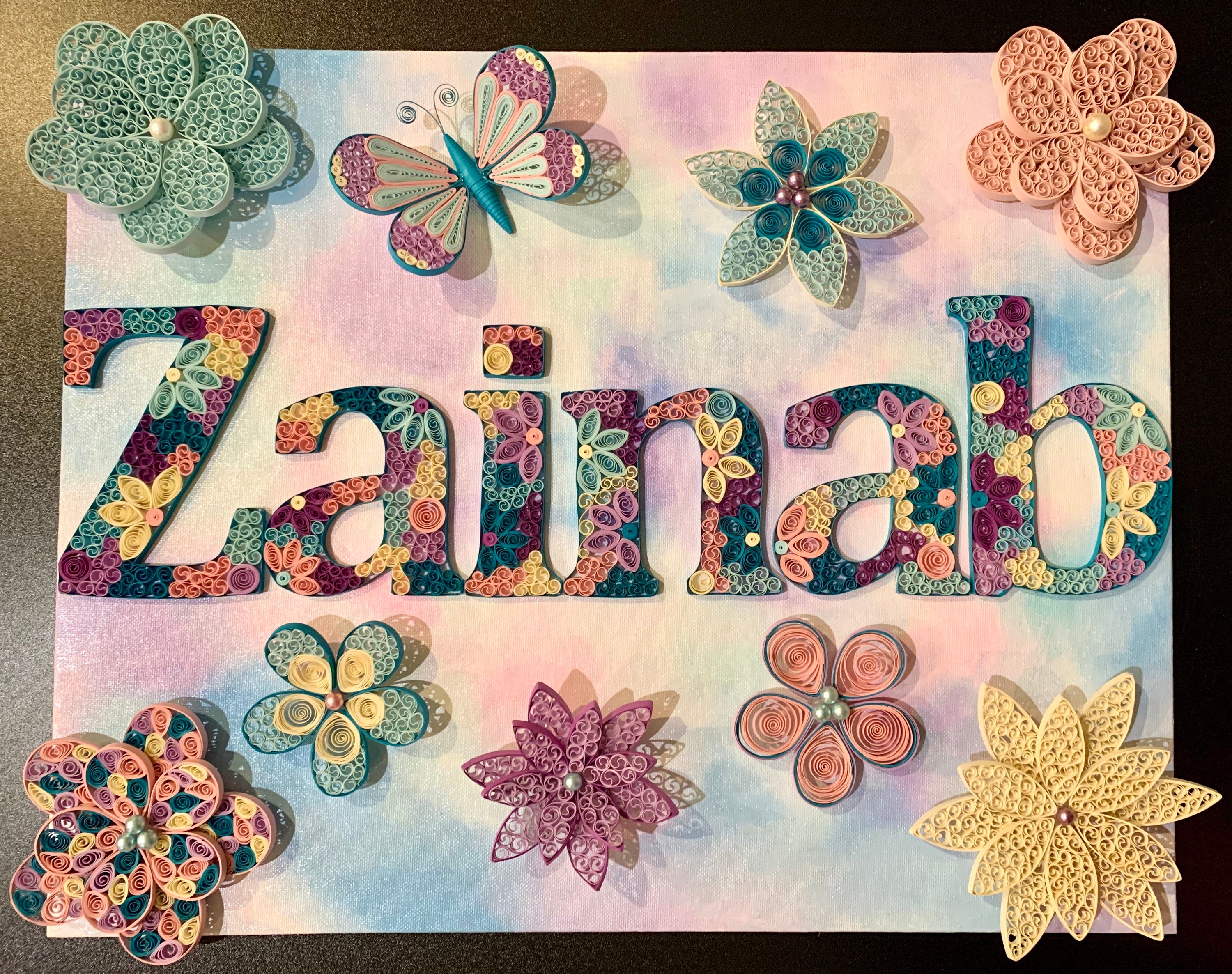 Handmade Personalized Paper Quilling Name Art Sign Etsy handmade-personalized-paper-quilling-name-art-sign-etsy