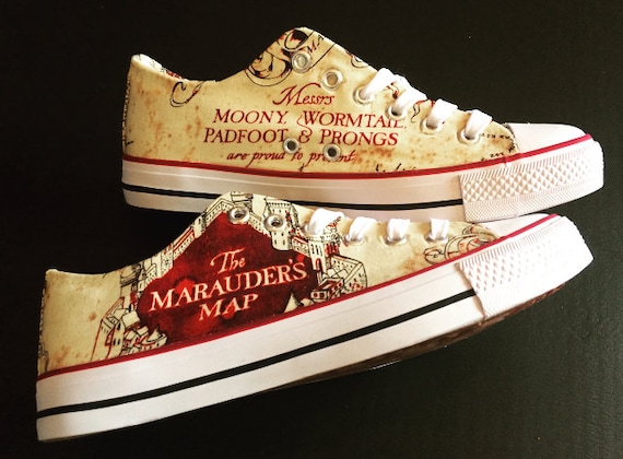 harry potter map shoes