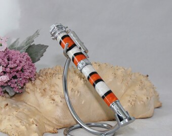 Scuba Diving Pen with Clown Fish Resin Art - Stunning Gift for Him or Her - Handmade