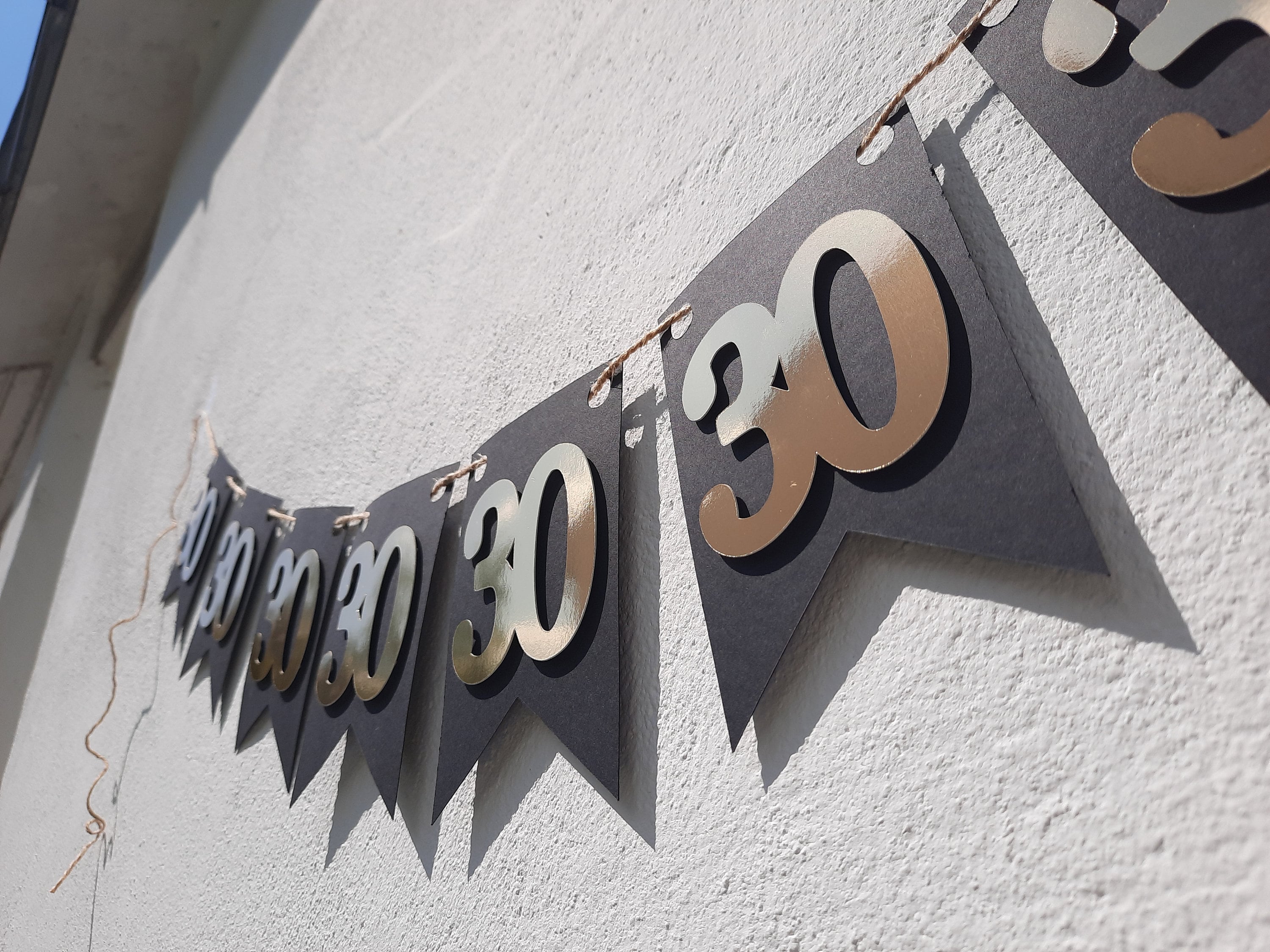 XFSRG 30 Stück Papierquasten Girlande - Party Deko Für Geburtstag & Hochzeit