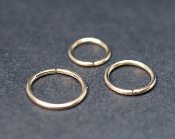 Helix Hoop-Cartilage Hoop-gold Nose Hoop- Tragus Hoop-Conch Hoop- Piercing Hoop Ring- Tiny Huggie Hoop Earrings4mm 5mm 6mm 7mm 8mm 9mm