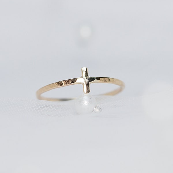 CROSS RING - Etsy