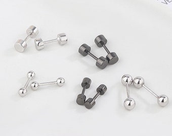 Sterling Silver Purse Dumbbell Screw / Barbell Screw / Stud /  Bags Screw /  Cap Screw /  Replacement Screw