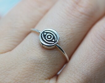 Evil eye Ring Greek jewellery Ring- Sterling Silver Ring- Evil Eye Ring Silver-Gift For Her- Dainty  Silver Ring-Minimalist Ring