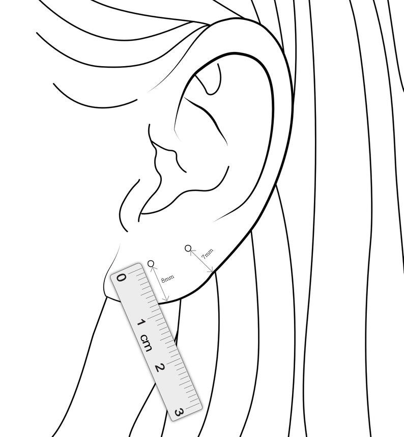 14k Gold Filled Hoop Earrings / Gold Huggie Hoop Earrings /Nose Ring /Helix earrings /Cartilage Hoop / Tragus Hoop 18 20 22 gauge image 9