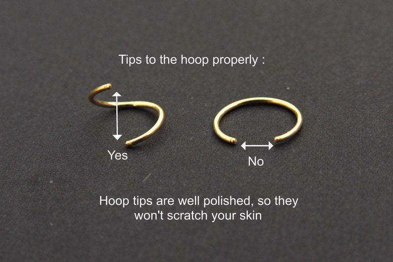 14k Gold Filled Hoop Earrings / Huggie Hoop Earrings Gold / Etsy
