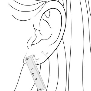 Small Gold Hoop Earrings / Tiny Gold Hoop Earrings / 14k Gold Filled Huggie Hoop Earring Set for Helix Nose Cartilage Piercing image 3