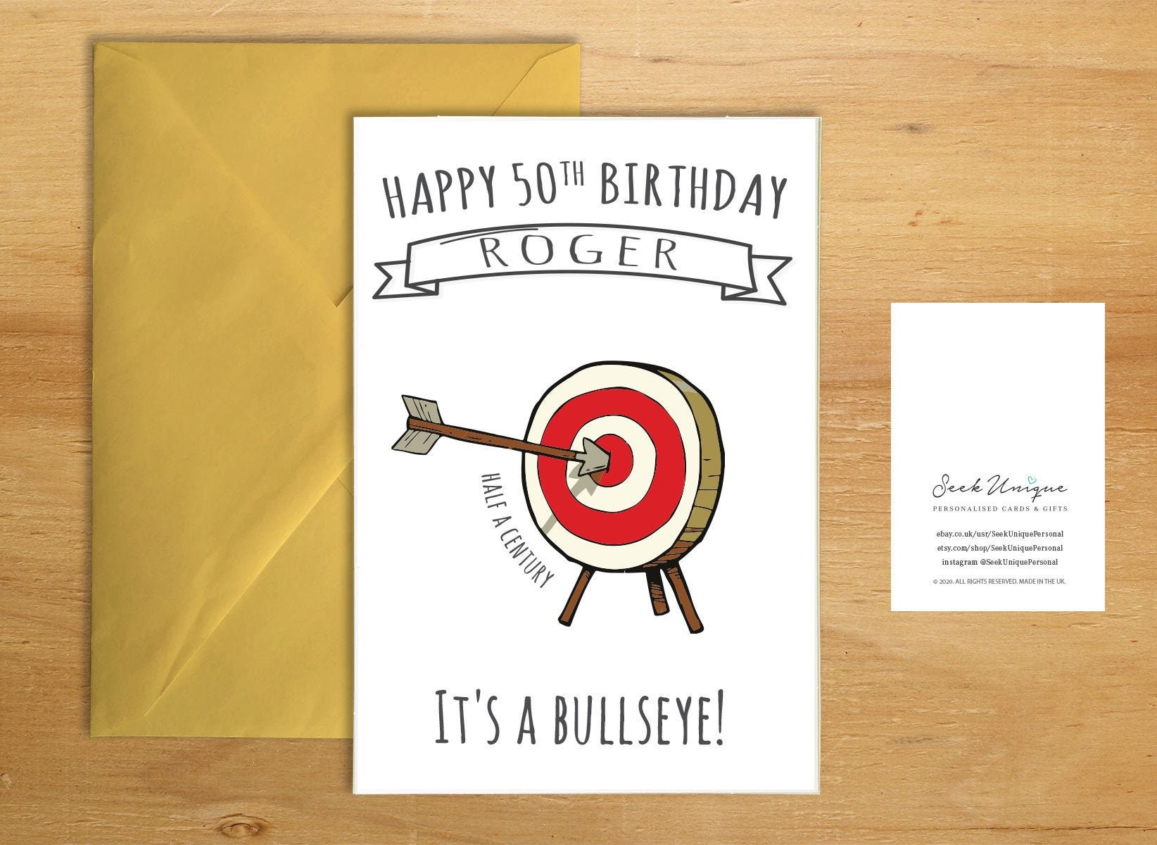 50th Fifty Birthday Personalised Bingo Card Bullseye Darts 50 - Etsy Australia 50th Fifty Birthday Personalised Bingo Card Bullseye Darts 50 - Etsy Australia