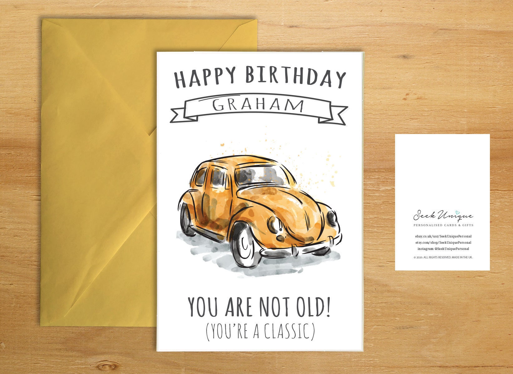 Paper Paper &amp; Party Supplies Greeting Cards A6 motor cards car greeting ...
