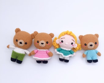 Amigurumi PDF Pattern, Crochet PDF Pattern, Digital Download. Bear