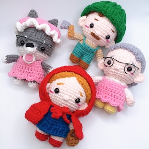 Amigurumi PDF-mönster, virkmönster PDF | stygg varg | mormor