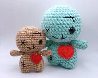 Voodoo doll Amigurumi PDF Pattern, Voodoo doll Crochet PDF Pattern, Digital, Voodoo