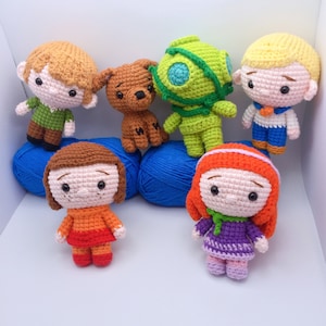 Minis - Amigurumi PDF-mönster, Minis - Virkat PDF-mönster