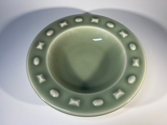 Hans Henrik Hansen For Royal Copenhagen, Celadon Glazed Shallow Dish  #4397