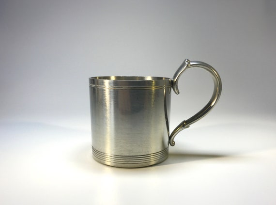 Just Andersen, Denmark, Vintage Polished Pewter 1940's Hot Toddy Cup #1289