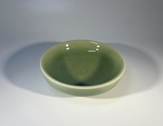Gerd Bøgelund For Royal Copenhagen Celadon Glazed Shallow Dish  #21415