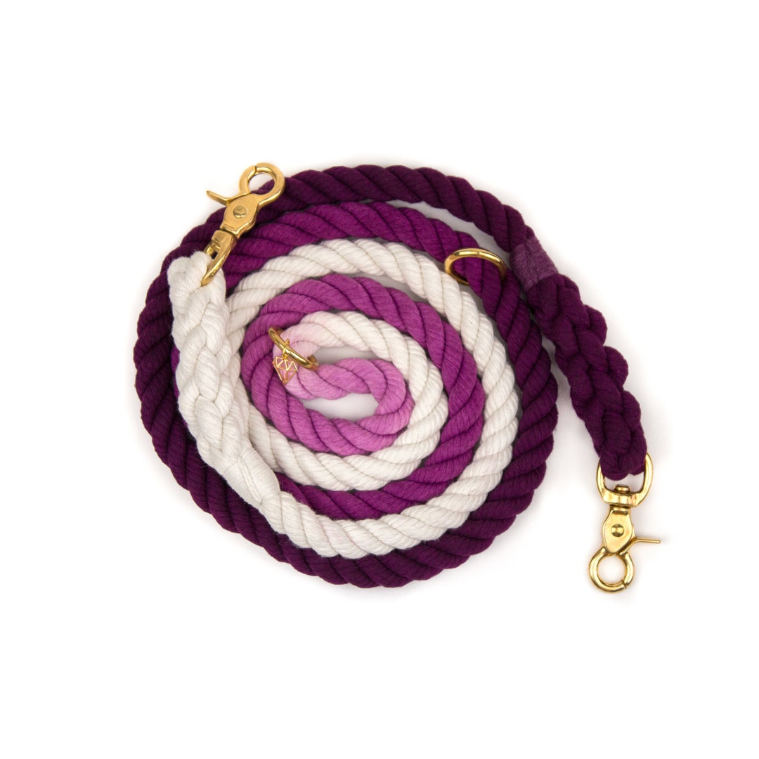 Handsfree Cotton Rope Leash Etsy