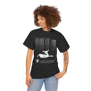 Outlast Trials Unisex Cotton T-Shirt -- SPIDER EYE LAMB image 4