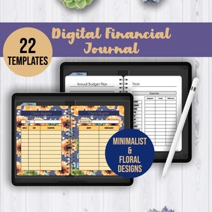 Digitaler Businessplaner für Ipad | Digitaler Budget Tracker für Ipad | Digitaler Finanzierung Tracker | Digitale Haushaltsmappe | Haushaltsplaner