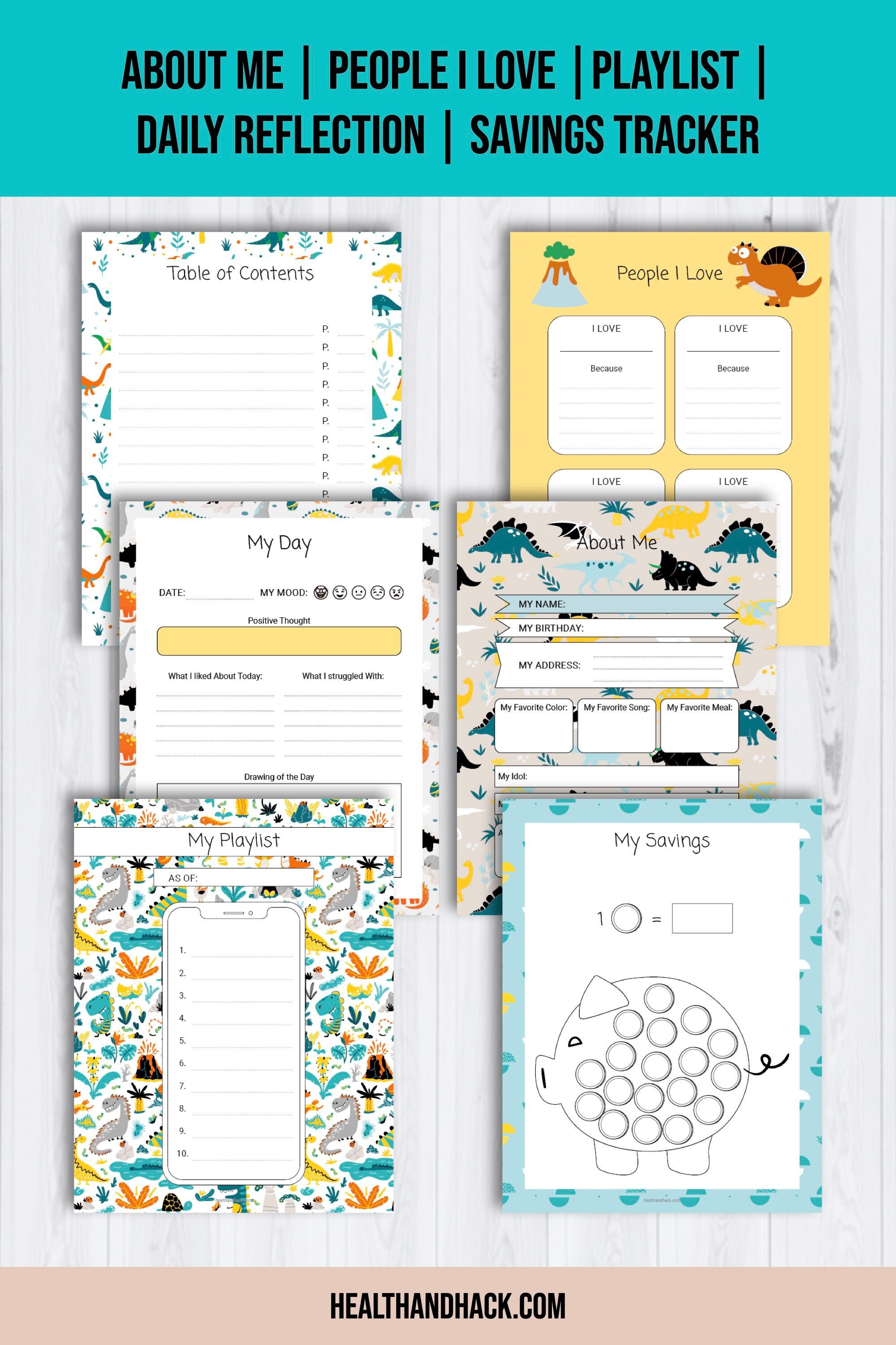 Printable Planner for Kids Printable Planner for Boys Printable ...