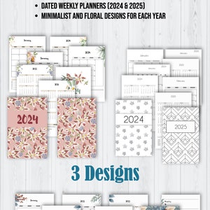 EVERY PRINTABLE Planners in the Shop: Printable 2024 Planner Printable 2024 2025 Planner Printable 2025 Journal Printable PDF image 10