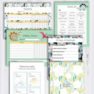 Printable Planner for Kids Printable Planner for Boys Printable ...