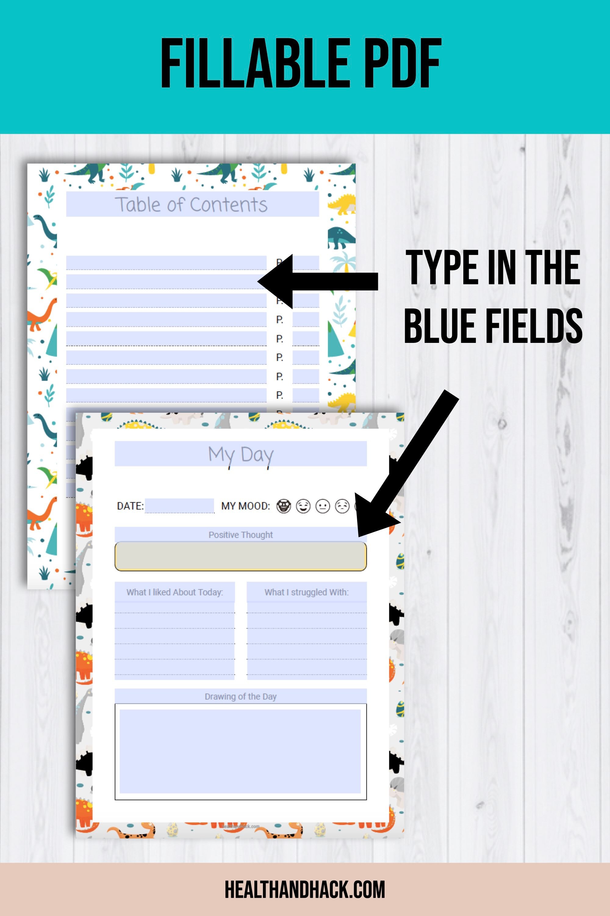 Printable Bullet Journal For Kids For Girls For Boys For | Etsy