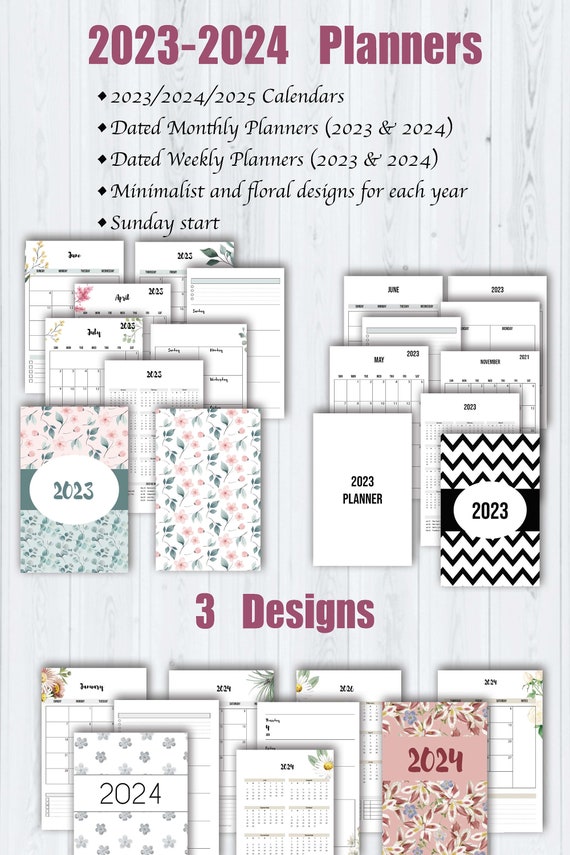 EVERY PRINTABLE Planners in the Shop: Printable Premade Bullet