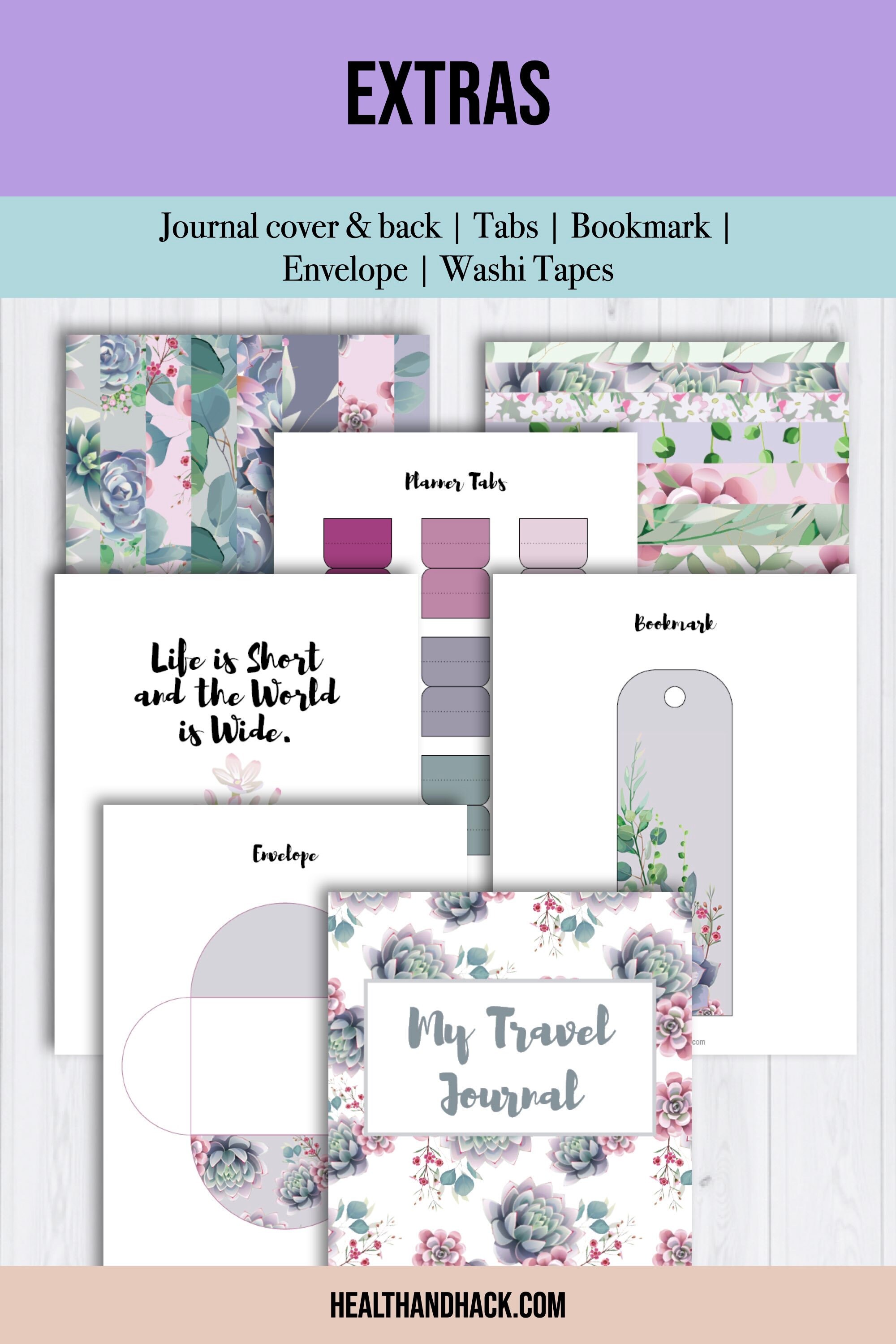 Printable Travel Journal Printable Travel Planner Printable Travel ...