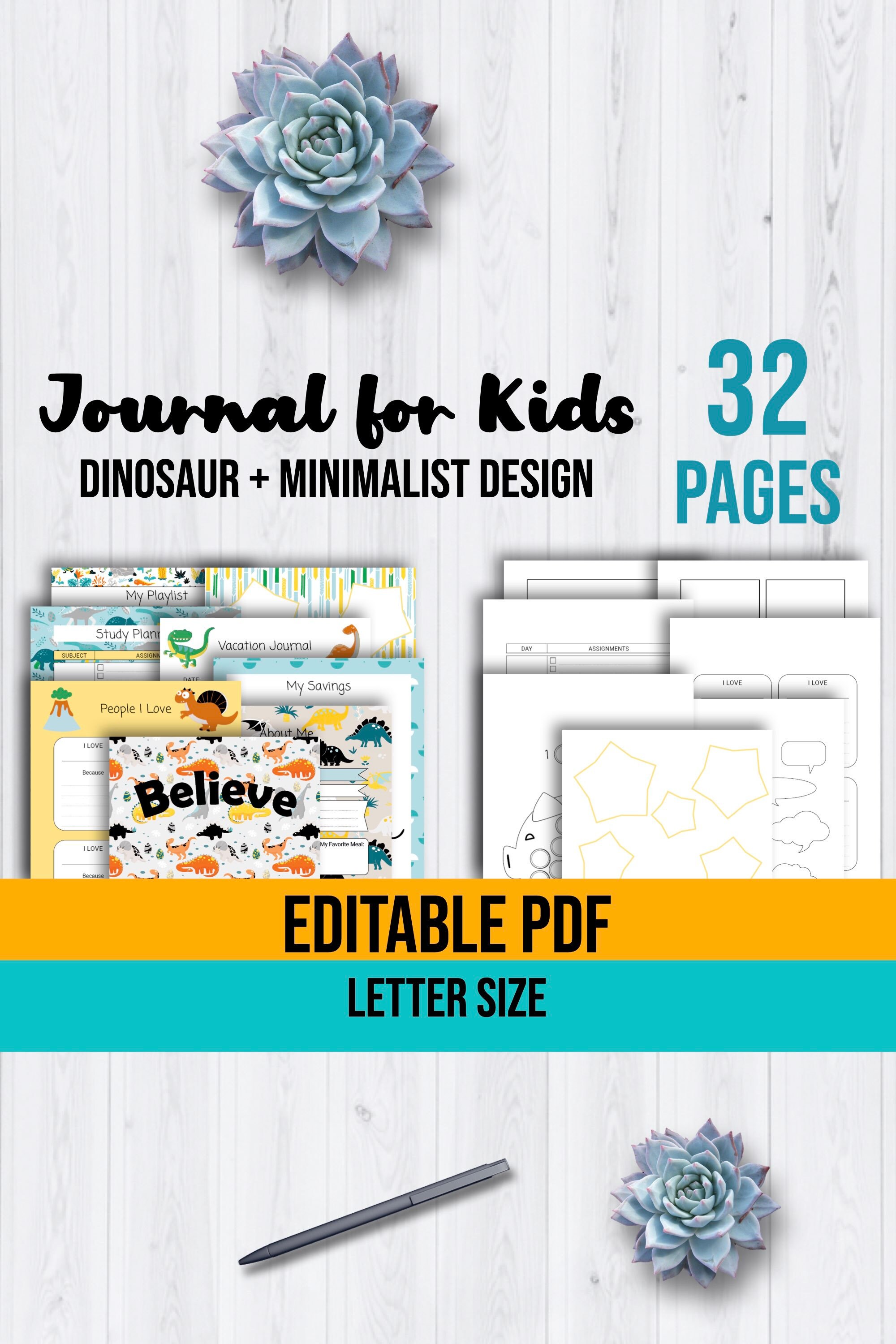Printable Planner for Kids Printable Planner for Boys Printable ...