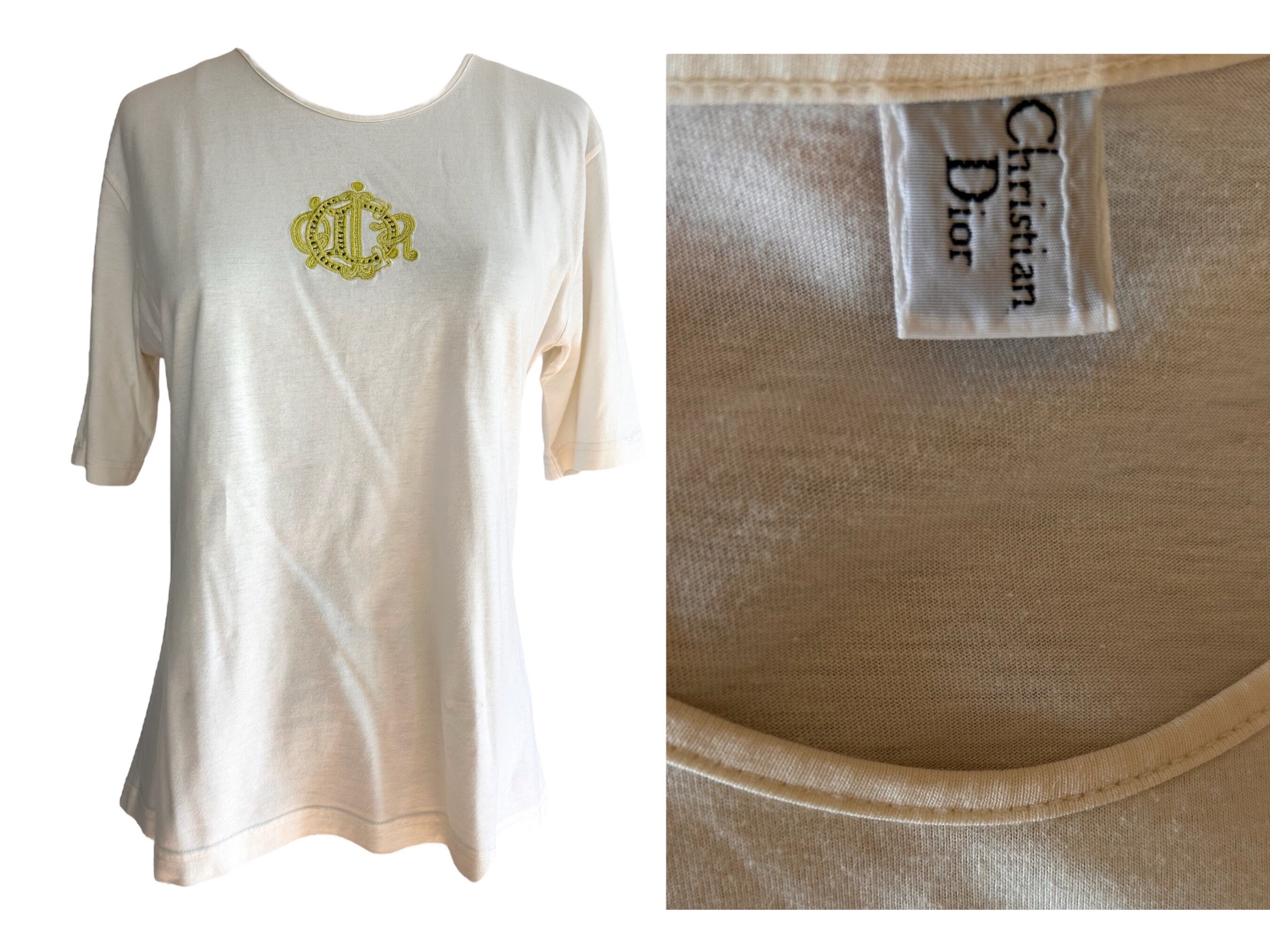 Dior t shirt etsy discount