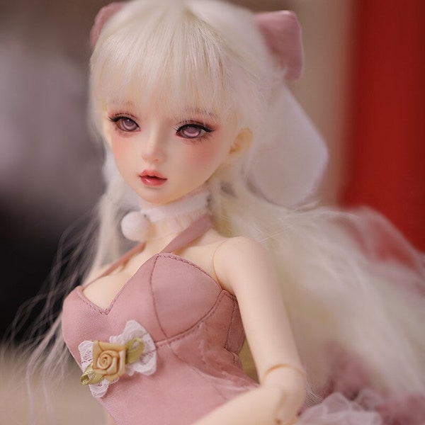 Heardind bjd Ball Jointed Doll 1/4 MSD minifee Pink Noble Forest Fairy Rabbit Resin gift of Girls Free Shipping Fantasy Angel