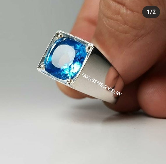 Men's december birthstone on sale rings