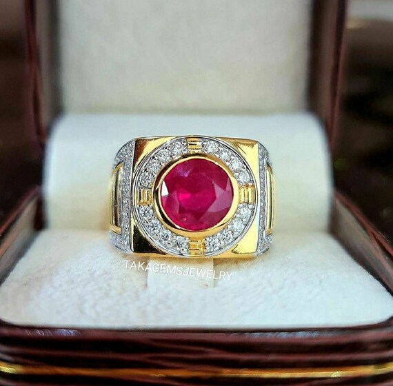 Men's july birthstone sale rings