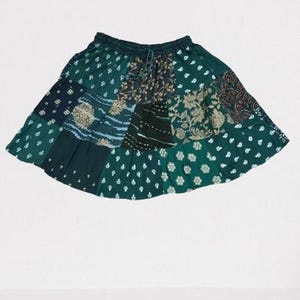 Skirt, Mini Skirt for Women, Gift for her, Patchwork skirt, Boho style skirt, High rise skirt, Skirt for women