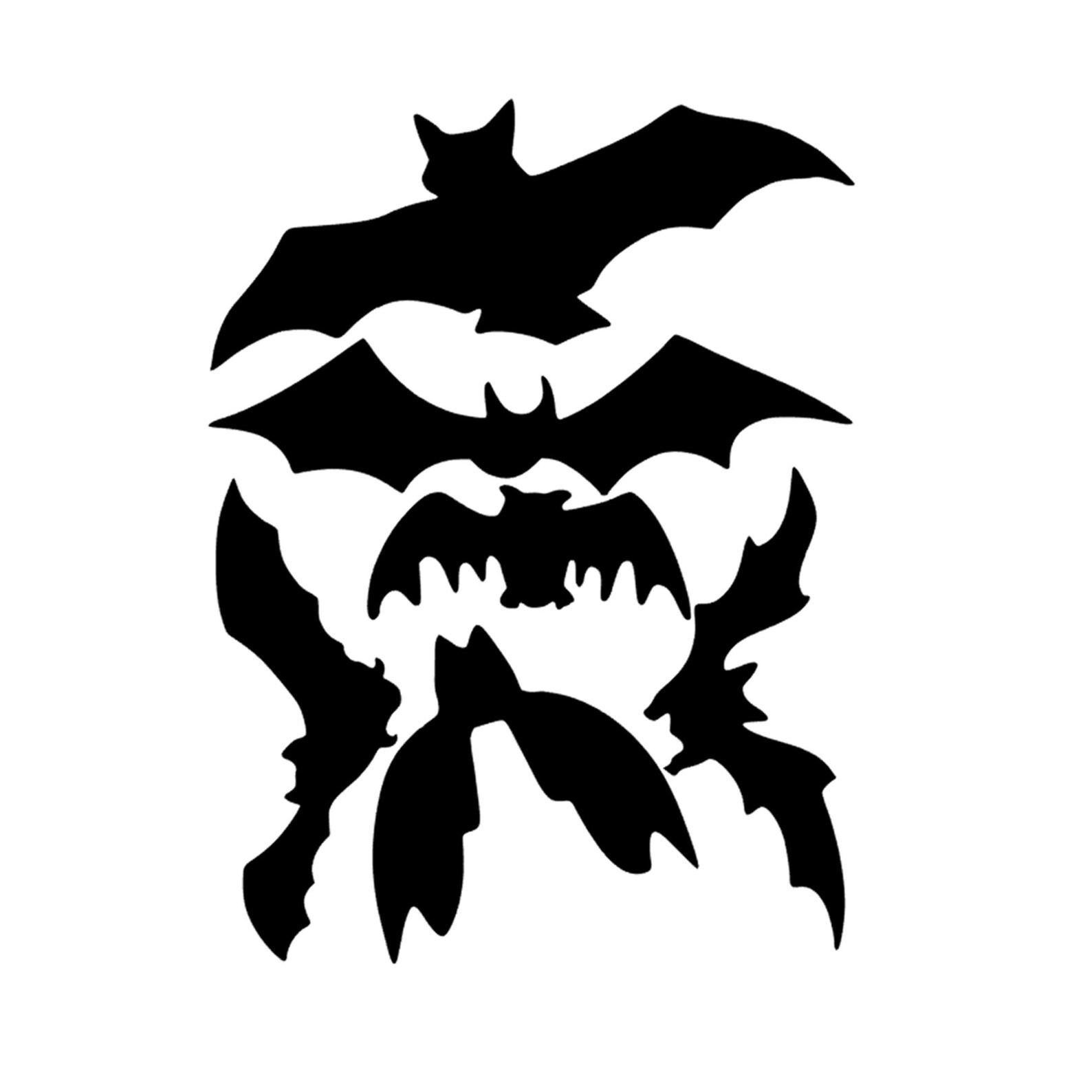 Reusable Halloween Window Clings 31 Bats 4 8 Etsy